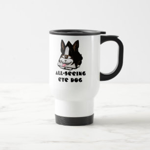 Taza De Viaje Todo-Ver el perro del ojo