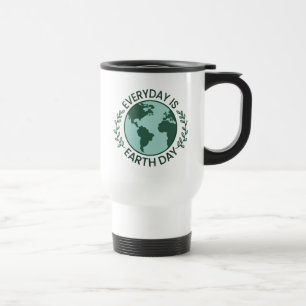 Taza De Viaje Todos los Días son el Día de la Tierra - Amante de