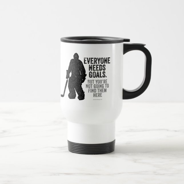 Taza De Viaje Todos necesitan objetivos (hockey) (Derecha)