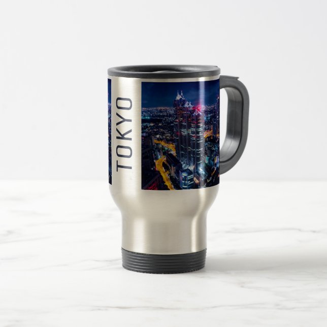 Taza De Viaje Tokio de noche (Anverso derecho)