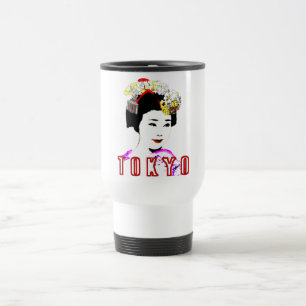 Taza De Viaje Tokyo Geisha