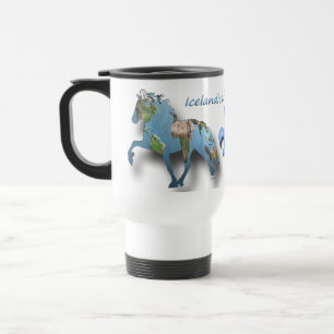 Taza De Viaje Tolendo el caballo islandés mundial