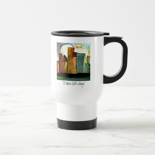 Taza De Viaje Toma NUESTRO pueblo (Derecha)
