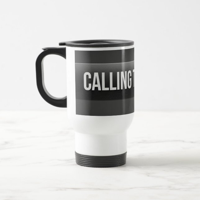 Taza De Viaje "Tomando el control" Profesional médico (Izquierda)