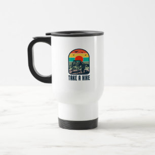 Taza De Viaje Tómate un Paseo - Cita de Viaje Wanderlust