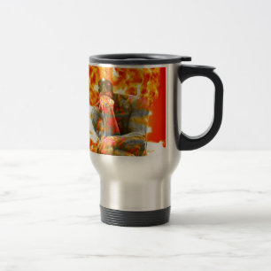 Taza De Viaje Tormenta de inteligencia atómica