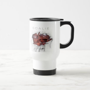Taza De Viaje Torn Brick Wall Goalie (fútbol)