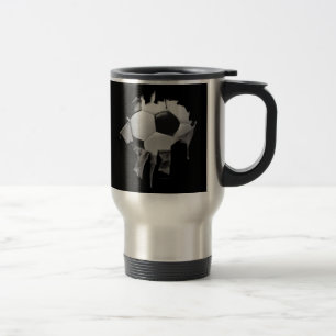 Taza De Viaje Torn Soccer Travel/Commuter Mug