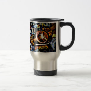 Taza De Viaje Tornillos Pop Art