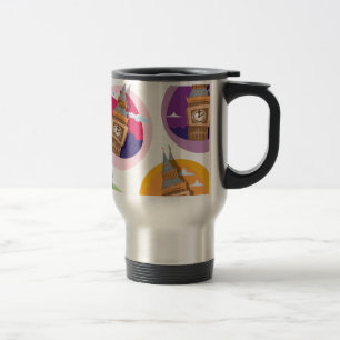 Taza De Viaje Torre del reloj de Westminster Big Ben