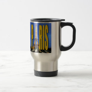 Taza De Viaje Torre Eiffel París Francia