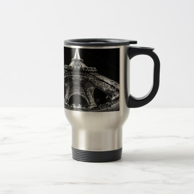Taza De Viaje Torre Eiffel París Francia (Derecha)