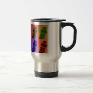 Taza De Viaje Torre inclinada de arte pop de Pisa