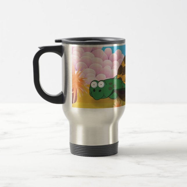 Taza De Viaje Tortuga (Izquierda)
