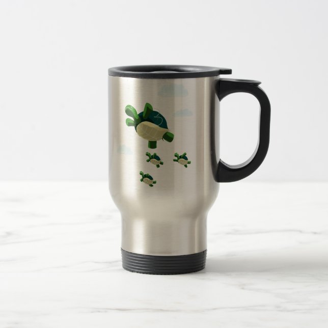 Taza De Viaje Tortuga del vuelo (Derecha)