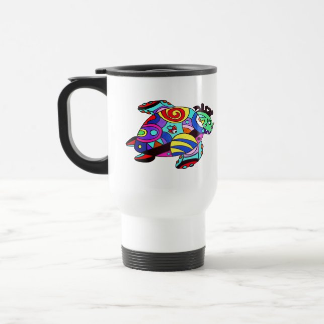 Taza De Viaje Tortuga marina (Izquierda)