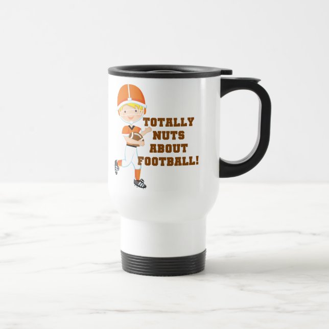 Taza De Viaje Totalmente Nuts sobre fútbol (Derecha)