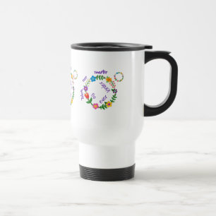 Taza De Viaje Trabajar más inteligente, ser más amable (© Mira)