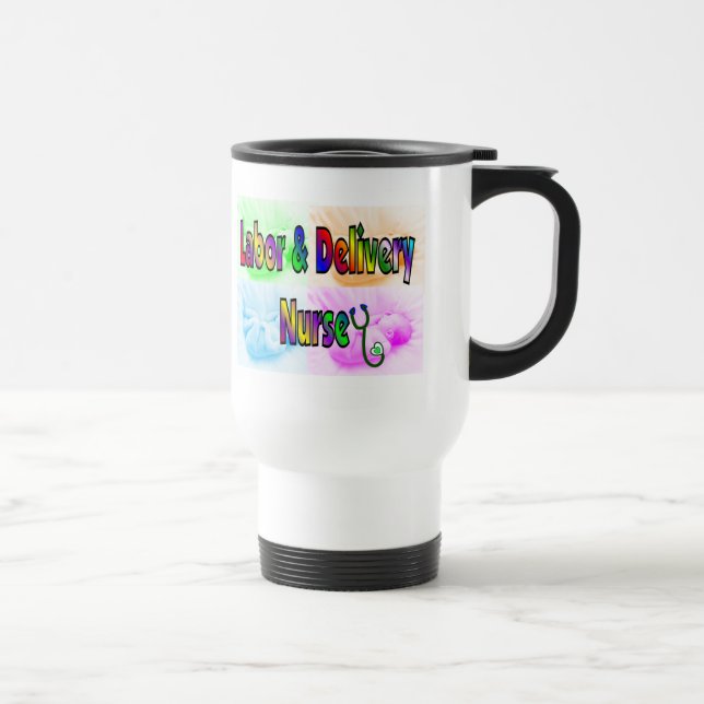 Taza De Viaje Trabajo y enfermera de la entrega (Derecha)