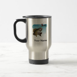 Taza De Viaje Tragón de pesca de lombardo
