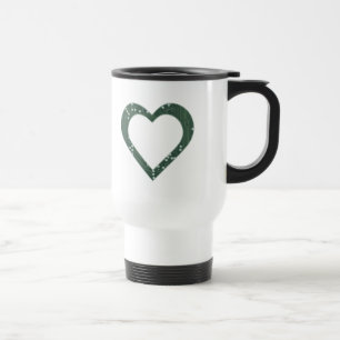 Taza De Viaje Trama de tarjeta de circuito Trama de viaje corazó