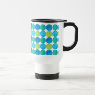 Taza De Viaje Trama de viaje de personalizado, patrón de cuadríc