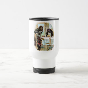 Taza De Viaje Trama de viajes de cuento de hadas de tres osos