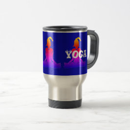 Taza De Viaje Trama de viajes de 'Java Yoga' para viajeros frecu