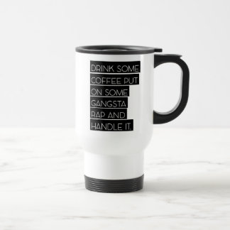 Taza De Viaje Trama de viajes rap gangsta