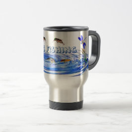 Taza De Viaje Tramo de viajes de pesca de destino