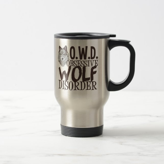 Taza De Viaje Trastorno obsesivo del lobo (Derecha)