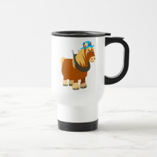 Taza De Viaje Trato de Personalizado lindo Breton Hípica Mug