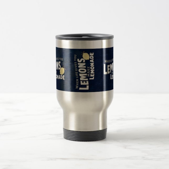 Taza De Viaje Travel Commuter Mug Optimism On The Go Quote (Centro)