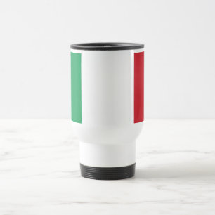 Taza De Viaje Travel Mug with Flag of Italy