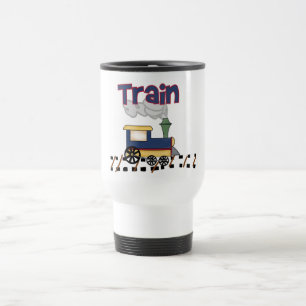 Taza De Viaje Tren en las camisetas y los regalos de la pista
