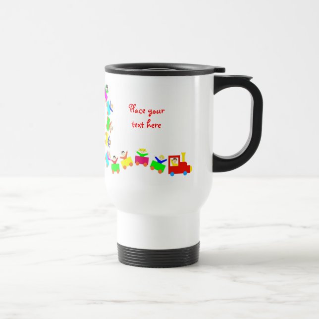 Taza De Viaje Tren infantil feliz (Derecha)