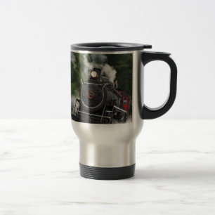 Taza De Viaje tren vapor ferrocarril estación de tren motor riel