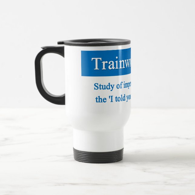 Taza De Viaje Tren Wreck Mug (Izquierda)