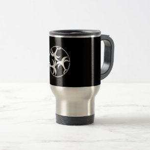Taza De Viaje Tres anclas con cuerda