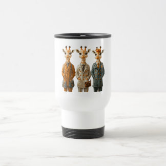 Taza De Viaje Tres toneles térmicos de viajes de jirafa