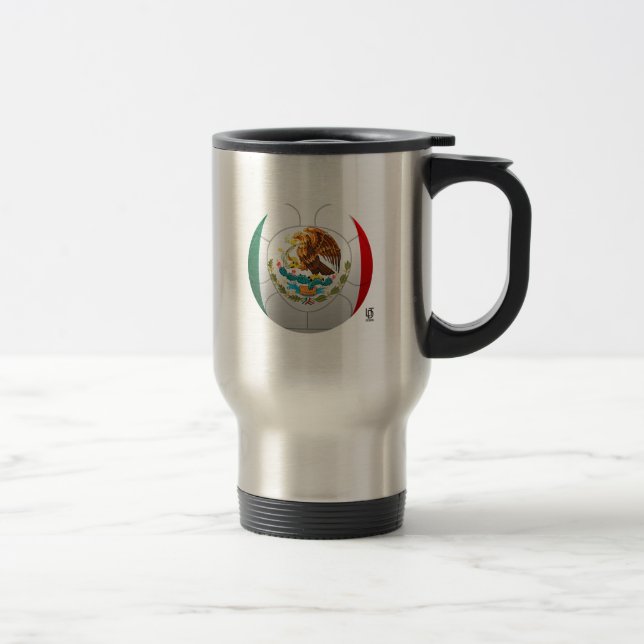 Taza De Viaje Tri México fútbol del EL (Derecha)
