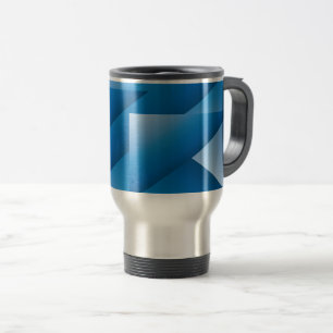 Taza De Viaje Triángulos azules