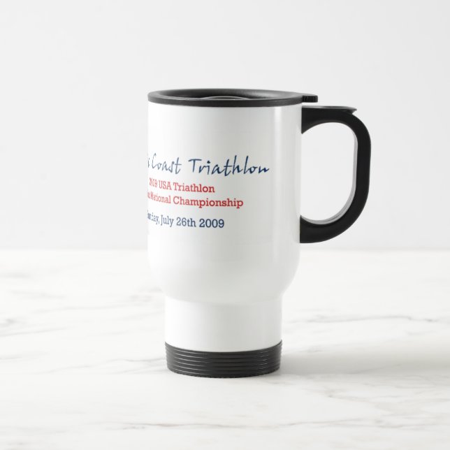Taza De Viaje Triathlon de la Costa del Pacífico (Derecha)