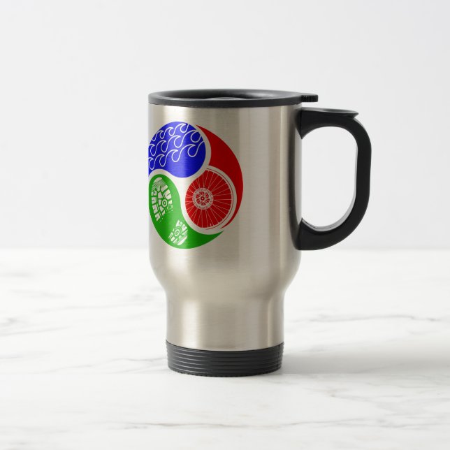 Taza De Viaje Triathlon TRI Yin Yang (Derecha)