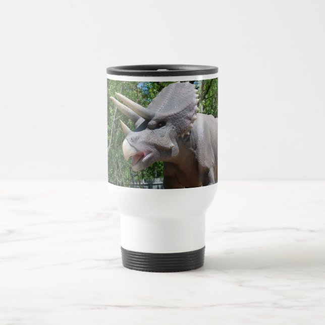 Taza De Viaje Triceratops/Dinosaurios (Centro)