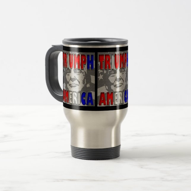 TAZA DE VIAJE TRIUNFO AMÉRICA VIAJE MUG (Anverso izquierdo)