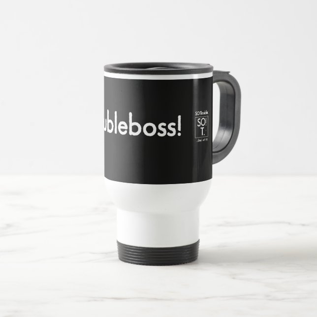 Taza De Viaje troubleboss! travel mug (Anverso derecho)