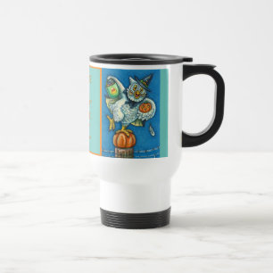 TAZA DE VIAJE TRUCO O TRATAMIENTO, OLOR MIS PIES HALLOWEL, DIVER