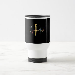Taza De Viaje Trumpet Heartbeat