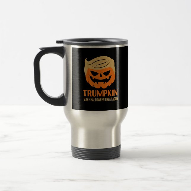 Taza De Viaje Trumpkin vuelve a hacer grande a Halloween (Izquierda)